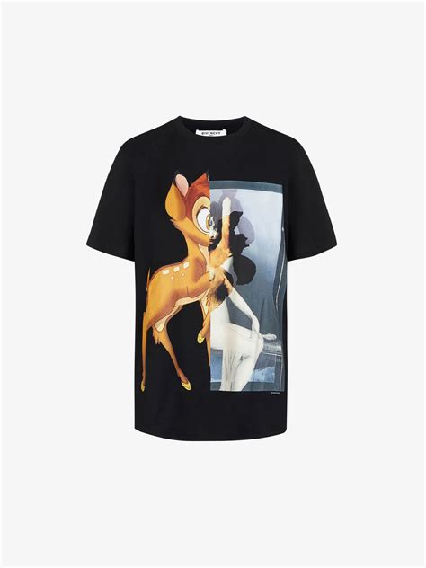 givenchy bambi shirt red|givenchy disney t shirts.